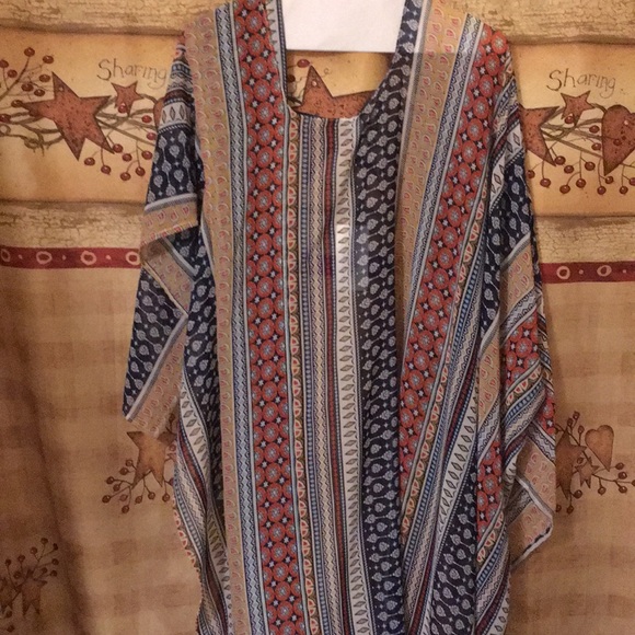 Net women’s new long kimono size large - Picture 10 of 12